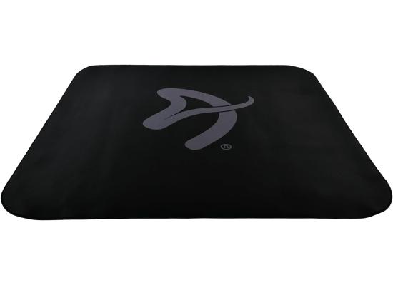 Arozzi Floor Mat Zona Quattro Microfiber Gaming Chair Floor Mat for Carpet Anti-Slip Noise Dampening Floor Mat for Office Chair - Black Grey