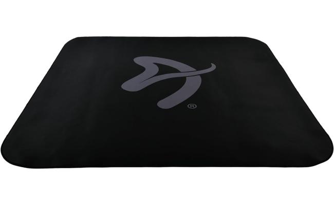 Arozzi Floor Mat Zona Quattro Microfiber Gaming Chair Floor Mat for Carpet Anti-Slip Noise Dampening Floor Mat for Office Chair - Black Grey