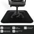 Arozzi Floor Mat Zona Quattro Microfiber Gaming Chair Floor Mat for Carpet Anti-Slip Noise Dampening Floor Mat for Office Chair - Black Grey