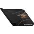 Arozzi Floor Mat Zona Quattro Microfiber Gaming Chair Floor Mat for Carpet Anti-Slip Noise Dampening Floor Mat for Office Chair - Black Gold
