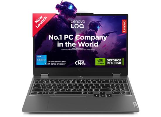 Lenovo LOQ Gaming (2024) 13Gen Intel Core i5 13450HX 10-Cores w/ AI Engine+ LA1 Chip Nvidia & RTX 3050 6GB & IPS 144Hz Display - Luna Grey