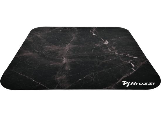 Arozzi Floor Mat Zona Quattro Microfiber Gaming Chair Floor Mat for Carpet Anti-Slip Noise Dampening Floor Mat for Office Chair - Black Marble