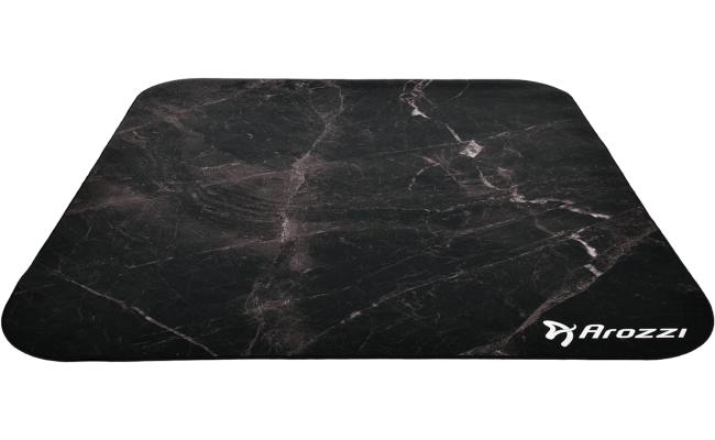 Arozzi Floor Mat Zona Quattro Microfiber Gaming Chair Floor Mat for Carpet Anti-Slip Noise Dampening Floor Mat for Office Chair - Black Marble