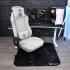 Arozzi Floor Mat Zona Quattro Microfiber Gaming Chair Floor Mat for Carpet Anti-Slip Noise Dampening Floor Mat for Office Chair - Black Marble