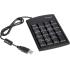 Targus Ultra Mini USB Keypad with USB Port Connector True Plug-and-Play Device Connects with Laptop Desktop & Other Devices - Black