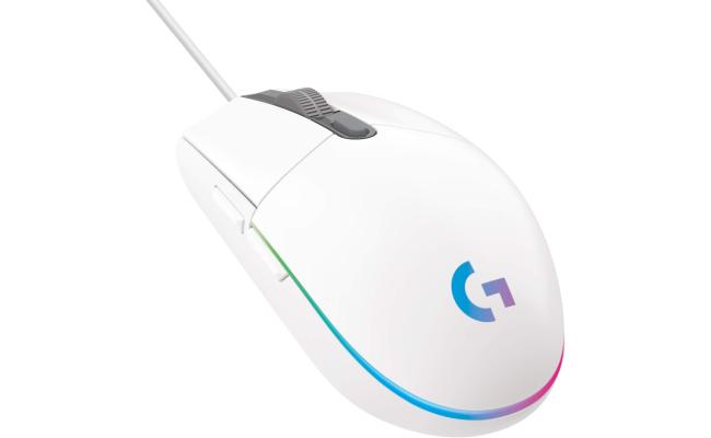 Logitech G102 Light Sync Gaming Customizable RGB Lighting 6 Programmable Buttons Gaming Grade Sensor 8,000dpi Tracking Light Weight - White Logitech G102 Light Sync Gaming Customizable RGB Lighting 6 Programmable Buttons Gaming Grade Sensor 8,000dpi Tracking Light Weight - White