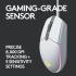 Logitech G102 Light Sync Gaming Customizable RGB Lighting 6 Programmable Buttons Gaming Grade Sensor 8,000dpi Tracking Light Weight - White Logitech G102 Light Sync Gaming Customizable RGB Lighting 6 Programmable Buttons Gaming Grade Sensor 8,000dpi Tracking Light Weight - White