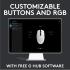 Logitech G102 Light Sync Gaming Customizable RGB Lighting 6 Programmable Buttons Gaming Grade Sensor 8,000dpi Tracking Light Weight - White Logitech G102 Light Sync Gaming Customizable RGB Lighting 6 Programmable Buttons Gaming Grade Sensor 8,000dpi Tracking Light Weight - White