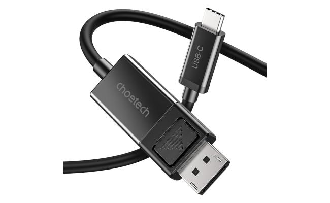 Choetech XCP-1803 1.8m USB-C to DisplayPort 1.4 Two Way Cable Plug-and-Play up to 8K Resolution - Black