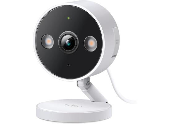 TP-Link Tapo C120 2K QHD Security Camera Indoor/Outdoor Color Night Vision Free Person/Pet/Vehicle Detection Invisible IR Mode SD Storage