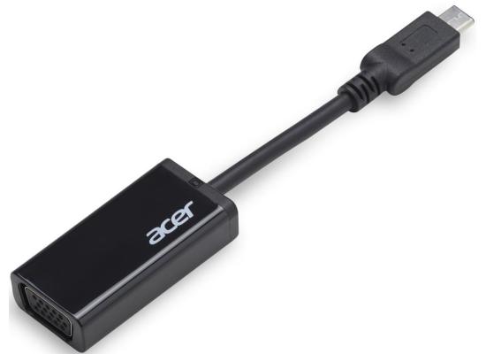 ACER USB Type-C to VGA Plug and Play Converter Cable Adaptor - Black