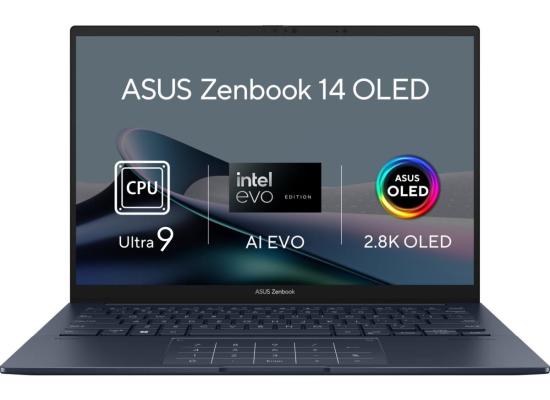 ASUS Zenbook 14 OLED (2024) UX3405 Intel Core Ultra 9 AI Boost NPU 16-Core w/ 3K OLED 120Hz Touch Display & BIG Battery