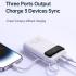 MCDODO MC-325 PD 22.5W Power Bank with iP Cable, 10000mAh Phone Battery Pack Portable Charger - Black