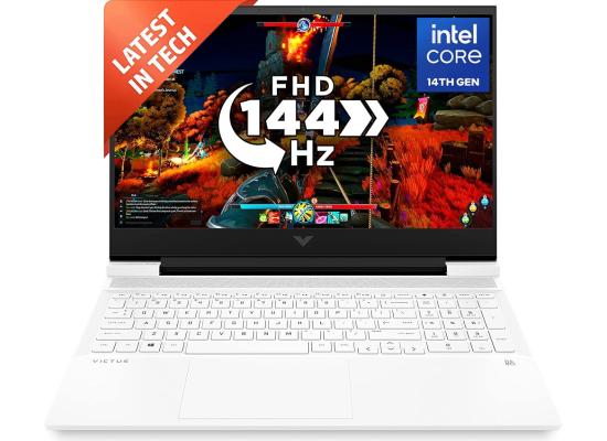 Victus by HP (2024) 16-r1011ne NEW 14Gen Intel Core i7 14650HX 16-Cores w/ Nvidia RTX 4050 6GB & 144Hz Display - Ceramic White