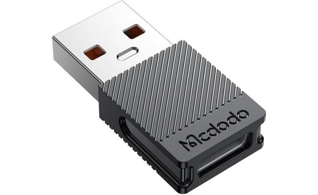Mcdodo OT-6970 Type C 5A to USB A 2.0 Converter - Black Mcdodo OT-6970 Type C 5A to USB A 2.0 Converter - Black