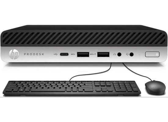 HP ProDesk Mini 600 G5 9Gen Intel Core i5 6-Cores Mini Size Commercial-Grade Performance Upgradable Design - Black