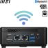 MSI Cubi N (2023) Mini PC Barebone 0.7L Intel 12Gen N200 4-Cores For Home & Business Support Matrix Display & Dual Lan