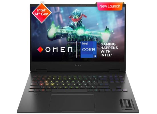HP OMEN Transcend 16 (2024) 16-u1004ne NEW 14Gen Intel Core i9 24-Cores w/ Nvidia RTX 4060 8GB & IPS 2K 240Hz Display - Shadow Black