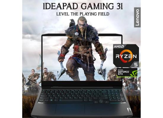 Lenovo IdeaPad Gaming 3 (2023) NEW 5Gen Ryzen 5 5600H 6-Cores w/ Nvidia GTX 1650 4GB DDR6 & 120Hz IPS Display (Customized) - Shadow Black