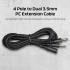 HyperX Headphone Splitter 2 in 1 Y Splitter Replacement Audio Extension Cable 2M Compatible With Stereo Headset using 3.5mm Plug