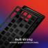 HyperX Alloy Origins Core PBT Mechanical RGB lighting Aluminum Body Onboard Memory Customizable with HyperX NGENUITY Clicky Blue Switch