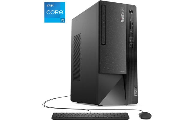 Lenovo NEW ThinkCentre NEO 50t Gen 4 13GEN Intel Core i5 10-Cores DDR5 Memory w/ Wireless & Bluetooth - Black