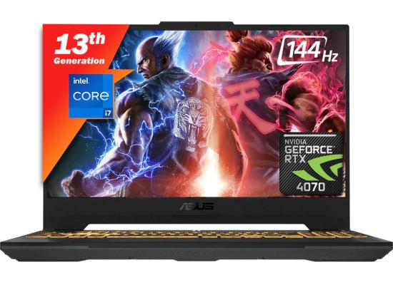 ASUS NEW TUF F15 (2023) FX507VI 13Gen Intel Core i7 10-Cores w/ Nvidia RTX 4070 8GB DDR6 & IPS 144Hz Display - Mecha Gray