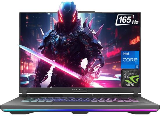 ASUS NEW ROG Strix G16 (2024) G614JI 13Gen Intel Core i7 13650HX 14-Cores w/ Nvidia RTX 4070 8GB DDR6 & 16" IPS 165Hz Display - Eclipse Gray