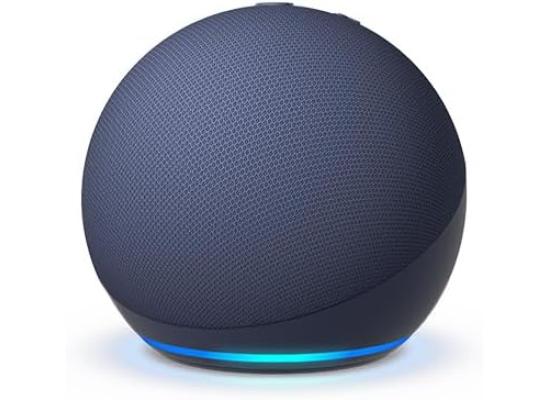 Amazon Echo Dot (5th Gen, 2022 release) With Bigger Vibrant Sound Helpful Routines & Alexa - Blue