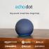 Amazon Echo Dot (5th Gen, 2022 release) With Bigger Vibrant Sound Helpful Routines & Alexa - Blue