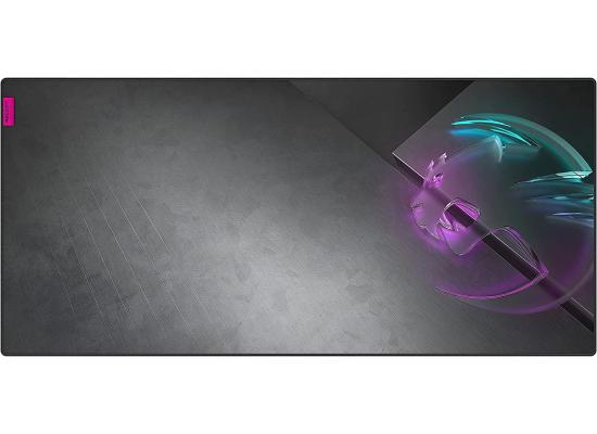 ROCCAT Sense Icon XXL PC Gaming Mousepad Non-Slip Rubber Backed Custom Art Durable Resin-Treated Cloth Surface Low-Profile Stitched Edges, Black