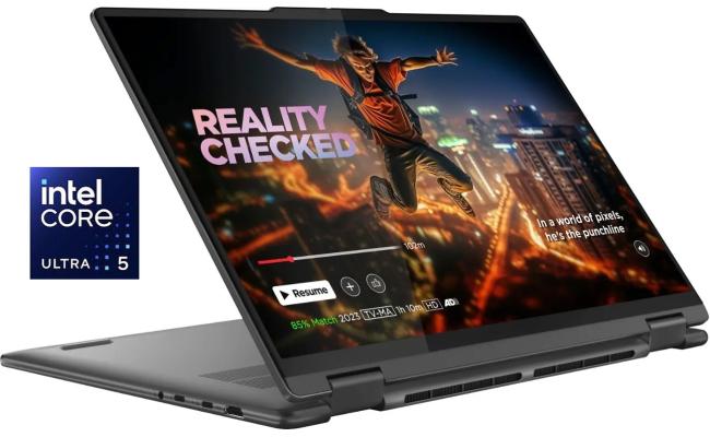 Lenovo YOGA 7 14 (2024) NEW Intel Core Ultra 5 12-Cores 2-in-1 Touch Display w/ Intel® AI Boost  , Full Metal & BIG Battery - Storm Grey
