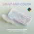 Logitech G713 TKL Wired Mechanical LIGHTSYNC RGB Lighting Linear Switches (GX Red) & Keyboard Palm Rest PC and Mac Compatible - White Mist Logitech G713 TKL Wired Mechanical LIGHTSYNC RGB Lighting Linear Switches (GX Red) & Keyboard Palm Rest PC and Mac Compatible - White Mist