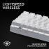 Logitech G PRO X 60 LIGHTSPEED Wireless Ultra Compact TKL 60% Mechanical LIGHTSYNC RGB Dual-Shot PBT Keycaps GX Optical Tactile Switches - White