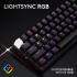 Logitech G PRO X 60 LIGHTSPEED Wireless Ultra Compact TKL 60% Mechanical LIGHTSYNC RGB Dual-Shot PBT Keycaps GX Optical Tactile Switches - Black