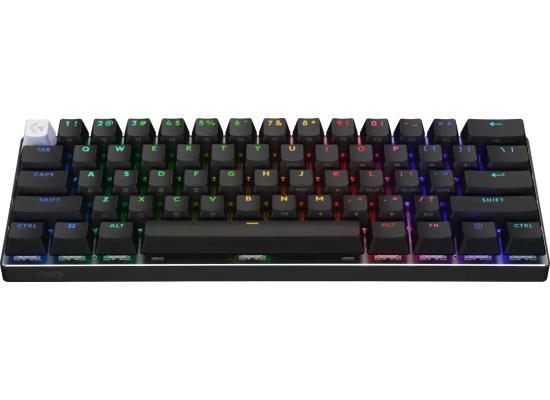 Logitech G PRO X 60 LIGHTSPEED Wireless Ultra Compact TKL 60% Mechanical LIGHTSYNC RGB Dual-Shot PBT Keycaps GX Optical Tactile Switches - Black