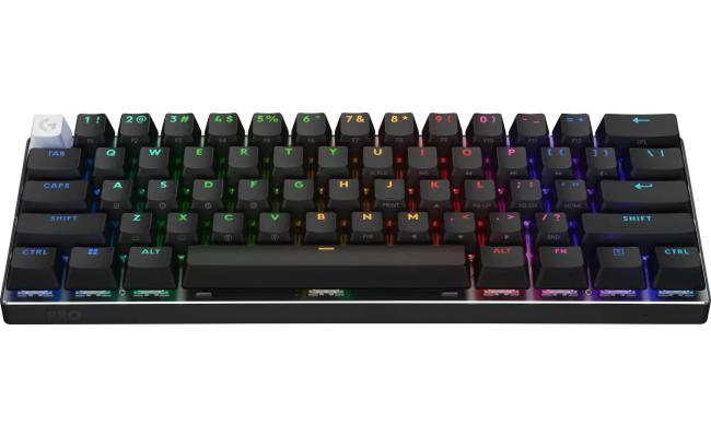Logitech G PRO X 60 LIGHTSPEED Wireless Ultra Compact TKL 60% Mechanical LIGHTSYNC RGB Dual-Shot PBT Keycaps GX Optical Tactile Switches - Black