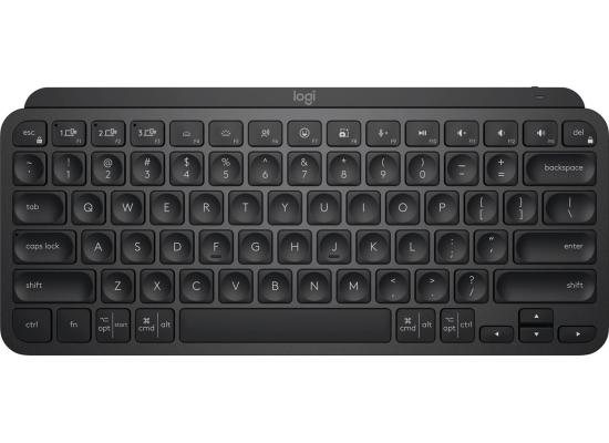 Logitech MX Keys MINI Illuminated Wireless & Bluetooth Rechargeable Backlit USB C For MAC US English Layout - Black