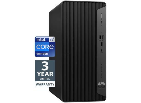 HP Pro 400 G9 (2023) 13Gen Intel Core i7 16-Cores Tower Commercial-Grade w/ 3 Years Warranty (Customized) - Black