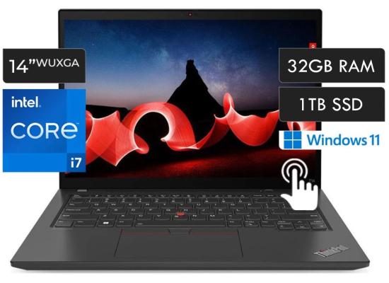 Lenovo ThinkPad T14s Gen 3 12Gen Intel Core i7 1270P vPro Performance 12-Cores Carbon Fiber w/ DDR5 Memory & Touch Screen - Black