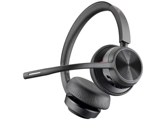 Poly Voyager 4320 USB-A Wireless Headset Passive Noise Cancellation Up to 24 Hours Talk Time (Teams Certified) For PC/Mac/Mobile
