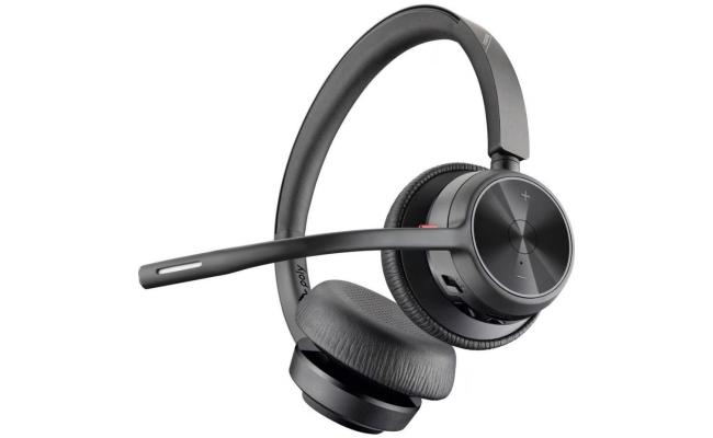 Poly Voyager 4320 USB-A Wireless Headset Passive Noise Cancellation Up to 24 Hours Talk Time (Teams Certified) For PC/Mac/Mobile Poly Voyager 4320 USB-A Wireless Headset Passive Noise Cancellation Up to 24 Hours Talk Time (Teams Certified) For PC/Mac/Mobile