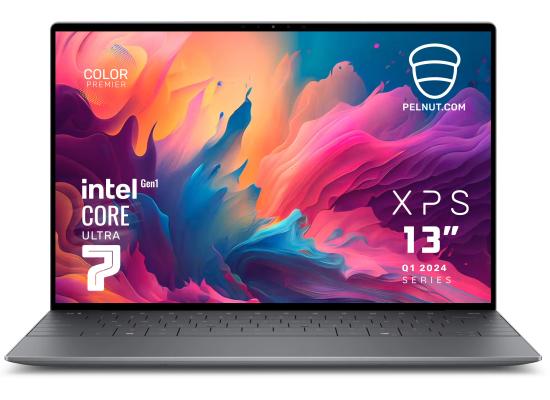 DELL XPS 13 (2024) 9340 Intel Core Ultra 7 H-Serise Evo Edition Powerful 16-Cores Thinnest & Lightest XPS w/ Intel® AI Ready - Graphite