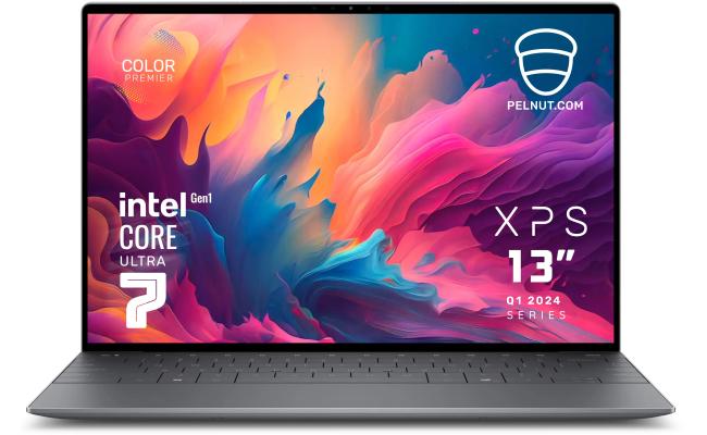 DELL XPS 13 (2024) 9340 Intel Core Ultra 7 H-Serise Evo Edition Powerful 16-Cores Thinnest & Lightest XPS w/ Intel® AI Ready - Graphite