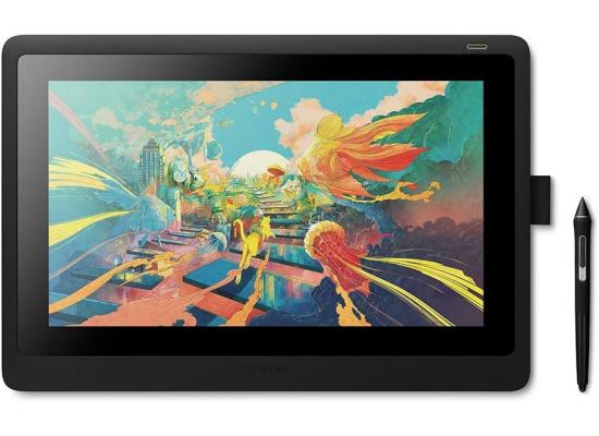 Wacom Cintiq 16 Creative Pen 16" Full HD Graphic Drawing Monitor with Wacom Pro Pen 2 8192 Pen Pressure For Windows & MAC - Black