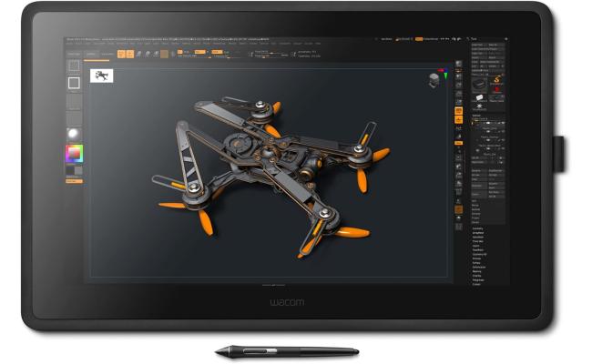 Wacom Cintiq 22 Creative Pen 22" Full HD Graphic Drawing Monitor with Wacom Pro Pen 2 8192 Pen Pressure For Windows & MAC - Black