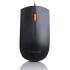 Lenovo 300 Wires Mouse Right And Left Handed USB up to 20 million clicks - black