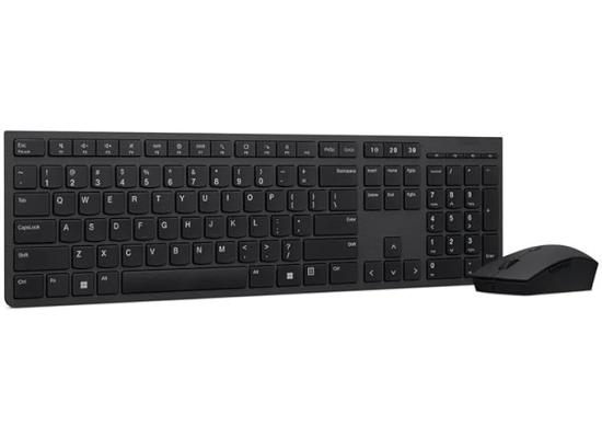 Lenovo Professional Slim Wireless Combo Chargeable Keyboard & Chargeable Mouse Arabic / English Layout