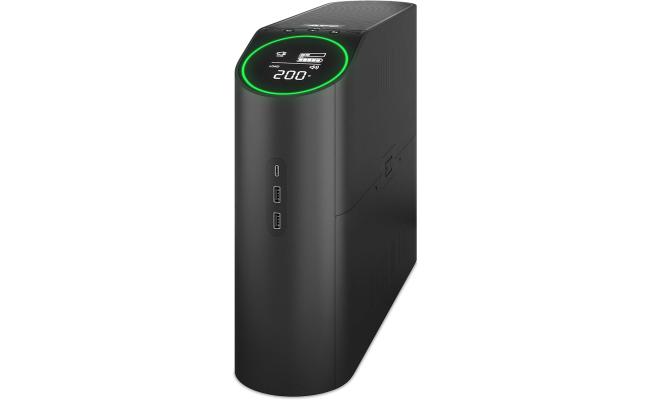 APC BGM2200B 2200VA 1320W Gaming Back UPS Pro Battery Backup & Surge Protector for Gaming PC and Consoles RGB Lights Pure Sine Wave - Midnight Black APC BGM2200B 2200VA 1320W Gaming Back UPS Pro Battery Backup & Surge Protector for Gaming PC and Consoles RGB Lights Pure Sine Wave - Midnight Black