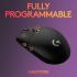 Logitech G304 Lightspeed Wireless Hero Sensor 12,000 DPI Lightweight 6 Programmable Buttons 250h Battery Life On-Board Memory PC/Mac - Black Logitech G304 Lightspeed Wireless Hero Sensor 12,000 DPI Lightweight 6 Programmable Buttons 250h Battery Life On-Board Memory PC/Mac - Black